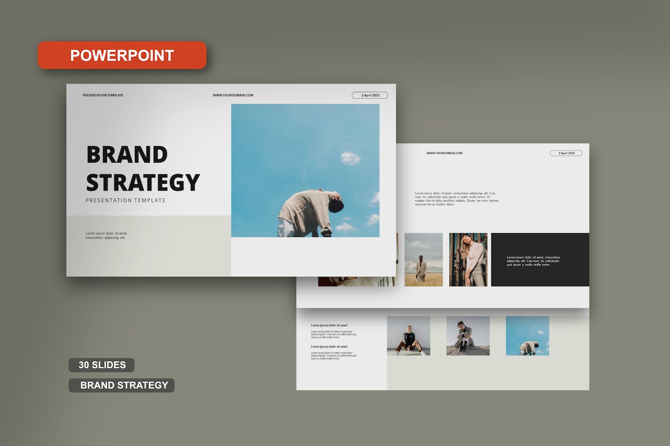 品牌策略/战略幻灯片演示PPT模板 Brand Strategy Powerpoint Template