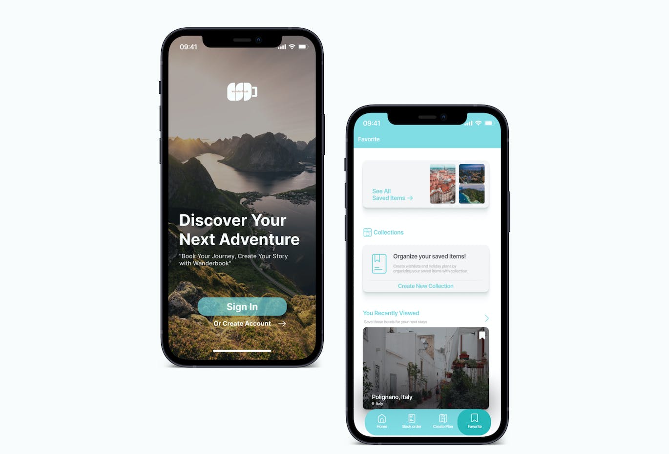 漫游手册旅行App UI套件 wanderbook travel UI Kit