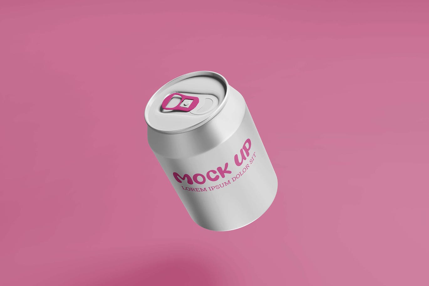 苏打水饮料罐样机图psd模板 Soda Can Mockups