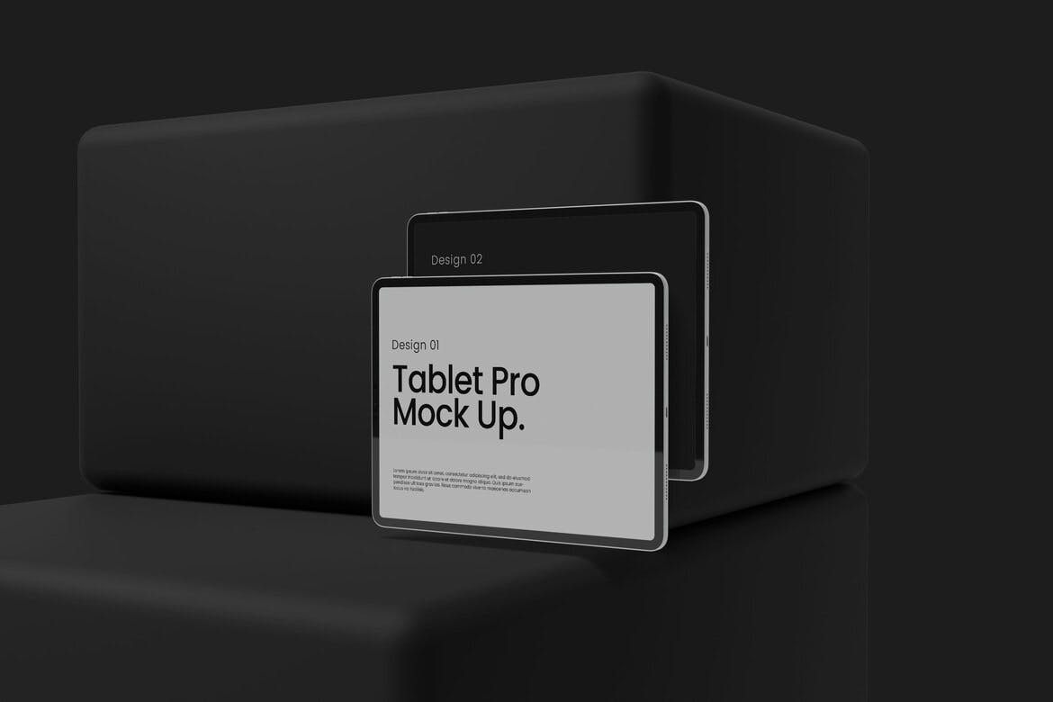 iPad Pro平板电脑设备样机 Tablet Pro Device Mockup