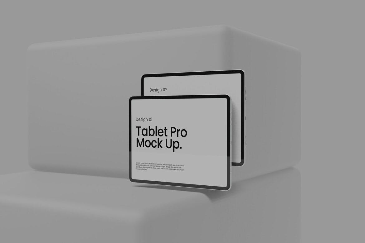 iPad Pro平板电脑设备样机 Tablet Pro Device Mockup