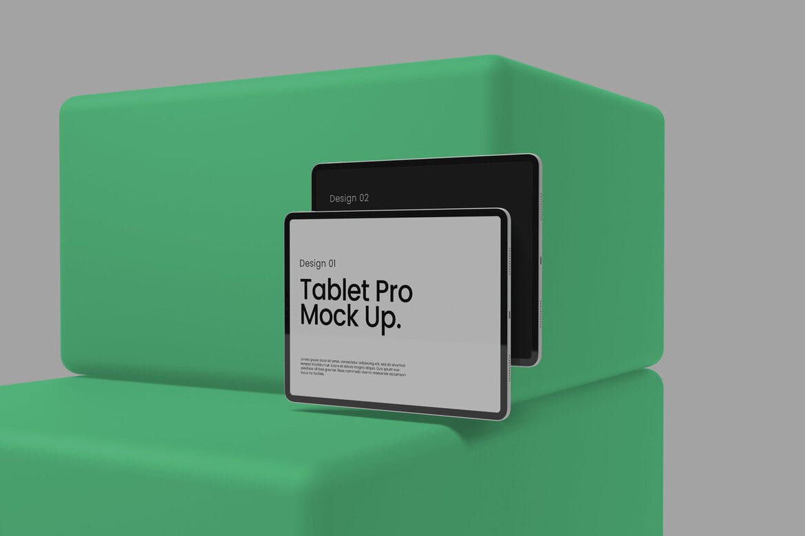 iPad Pro平板电脑设备样机 Tablet Pro Device Mockup