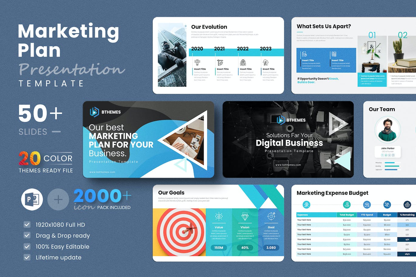 市场营销方案PPT演示文稿 Marketing Plan PowerPoint Presentation Template