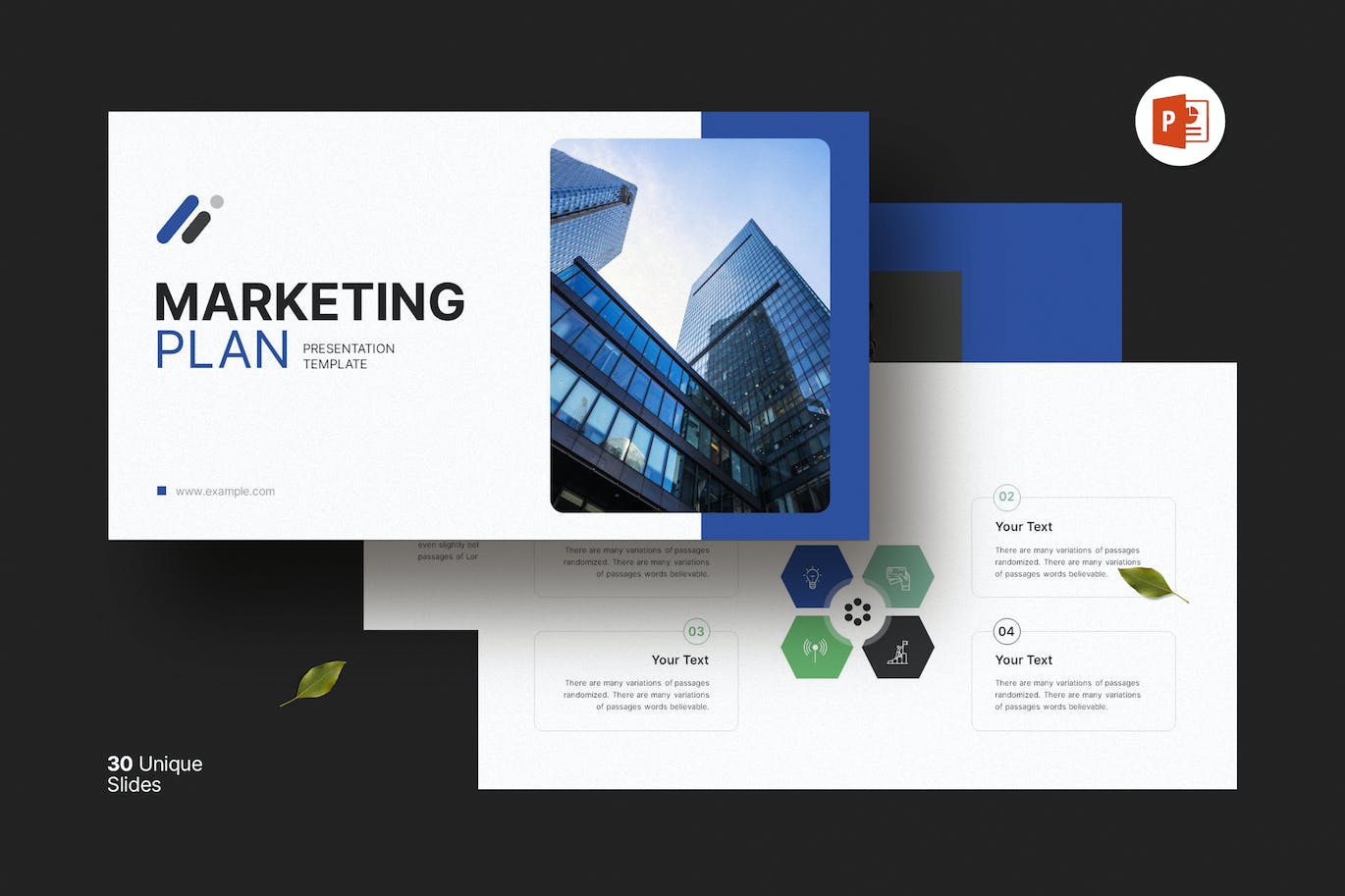 商业计划/营销计划演示PPT创意模板 Marketing Plan Presentation Template