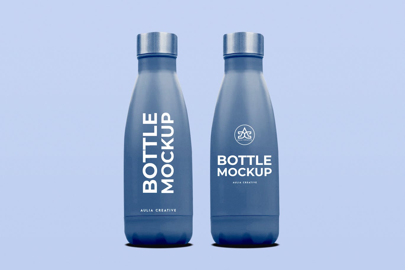 饮水瓶产品标志品牌样机 Bottle Mockup Logo Branding Product