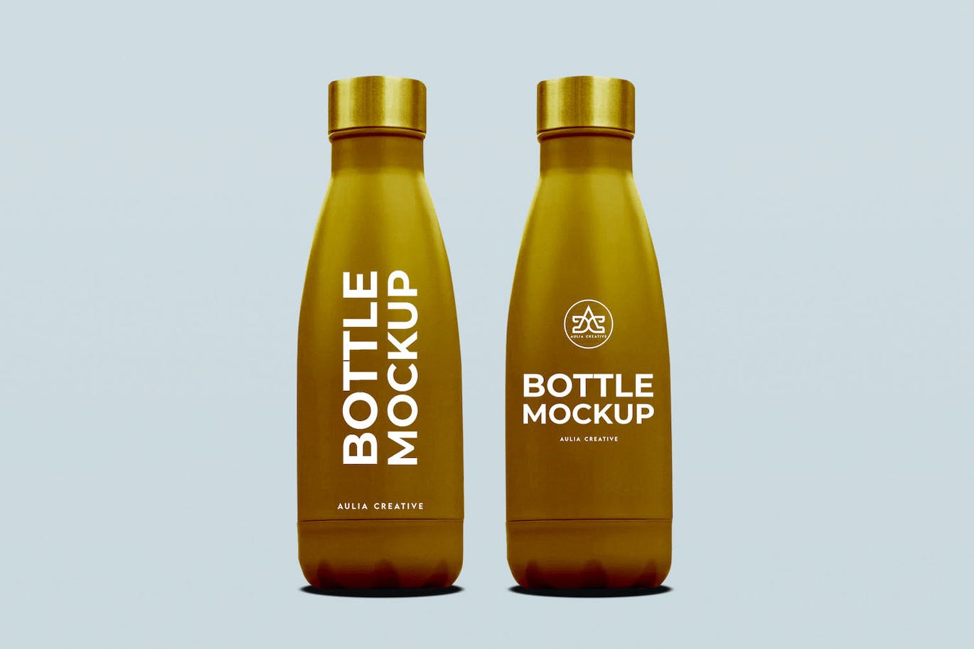 饮水瓶产品标志品牌样机 Bottle Mockup Logo Branding Product