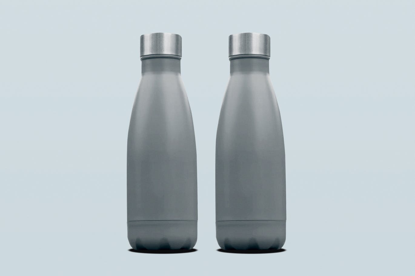 饮水瓶产品标志品牌样机 Bottle Mockup Logo Branding Product