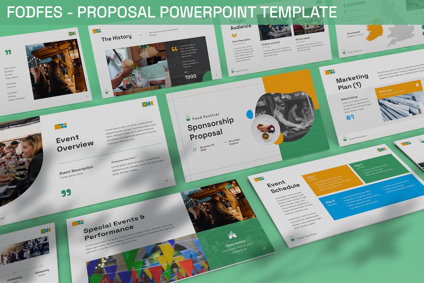 策划未来与实现成功演示PPT模板 Fodfes &#8211; Proposal Powerpoint template