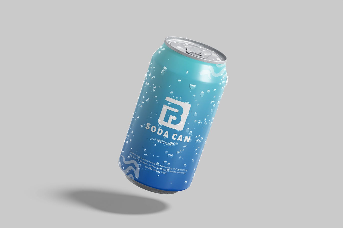 汽水罐个性化定制样机 Soda Can Mockup