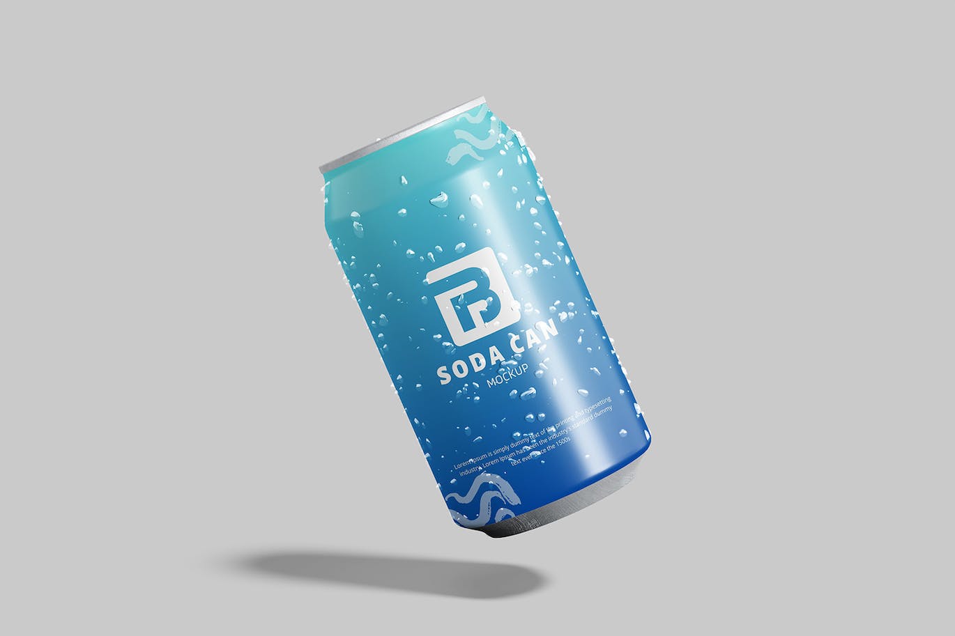 汽水罐个性化定制样机 Soda Can Mockup