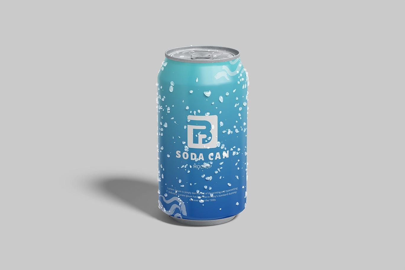 汽水罐个性化定制样机 Soda Can Mockup