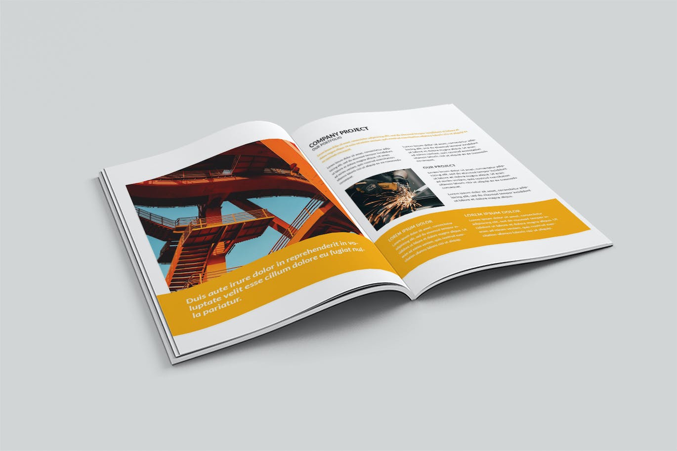 企业建设手册宣传册模板 Corporate Construction Brochure