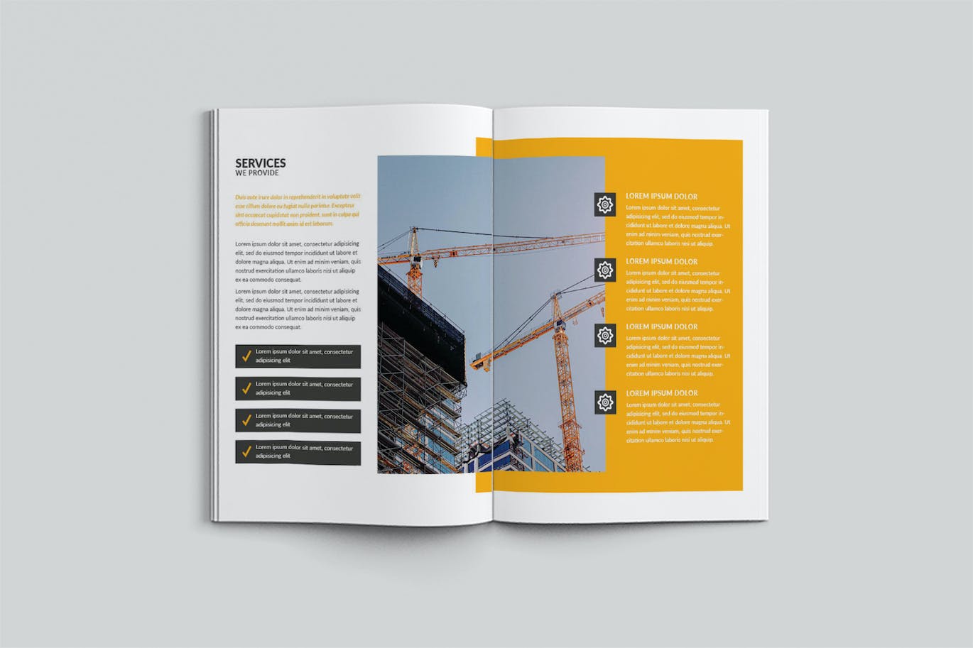 企业建设手册宣传册模板 Corporate Construction Brochure