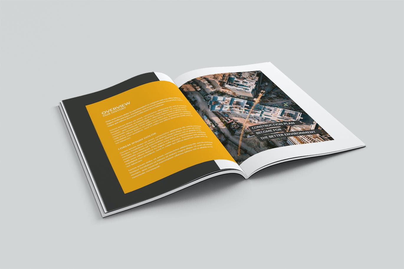 企业建设手册宣传册模板 Corporate Construction Brochure