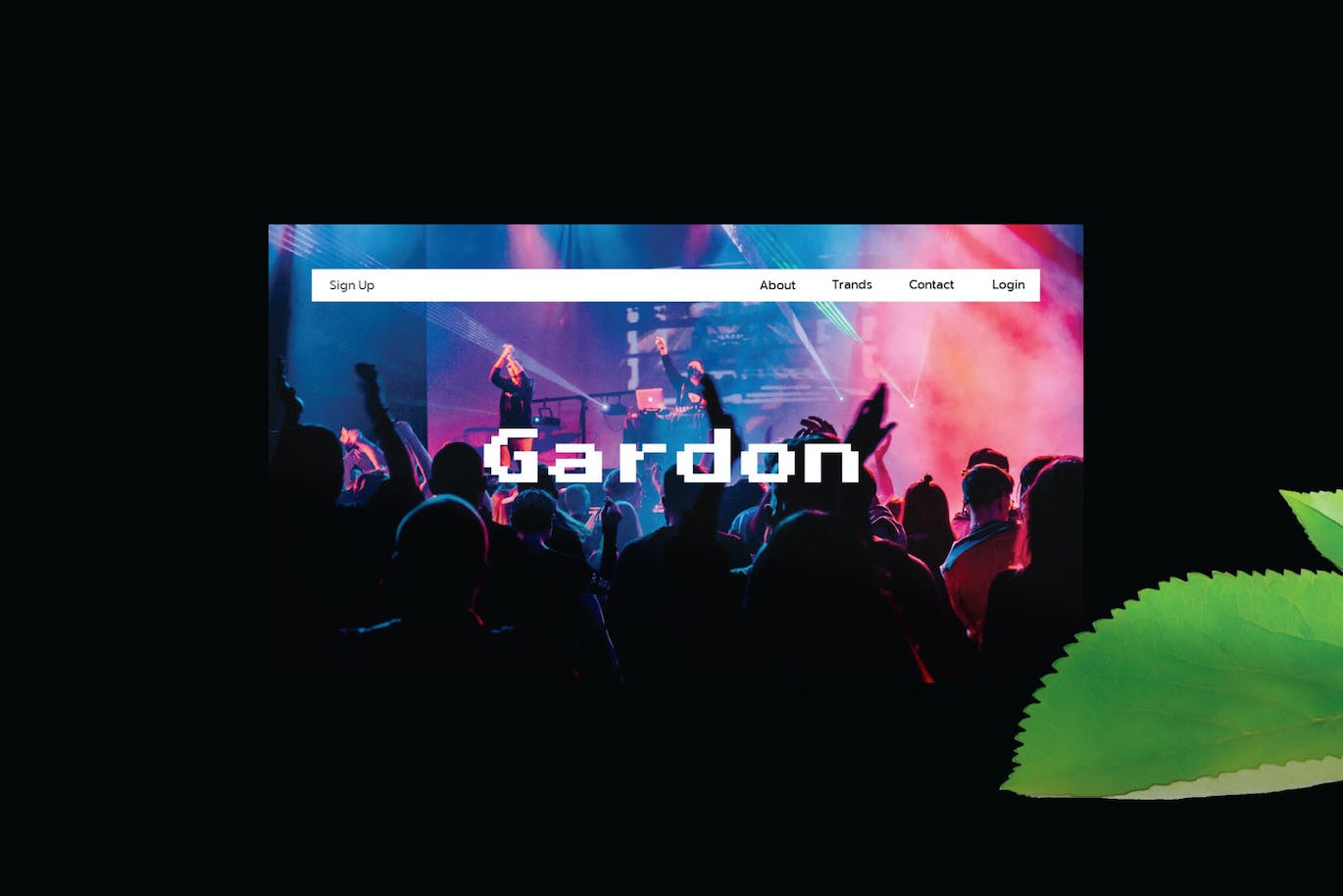 音乐演出演唱会谷歌幻灯片模板 Gardon &#8211; Google Slide Template