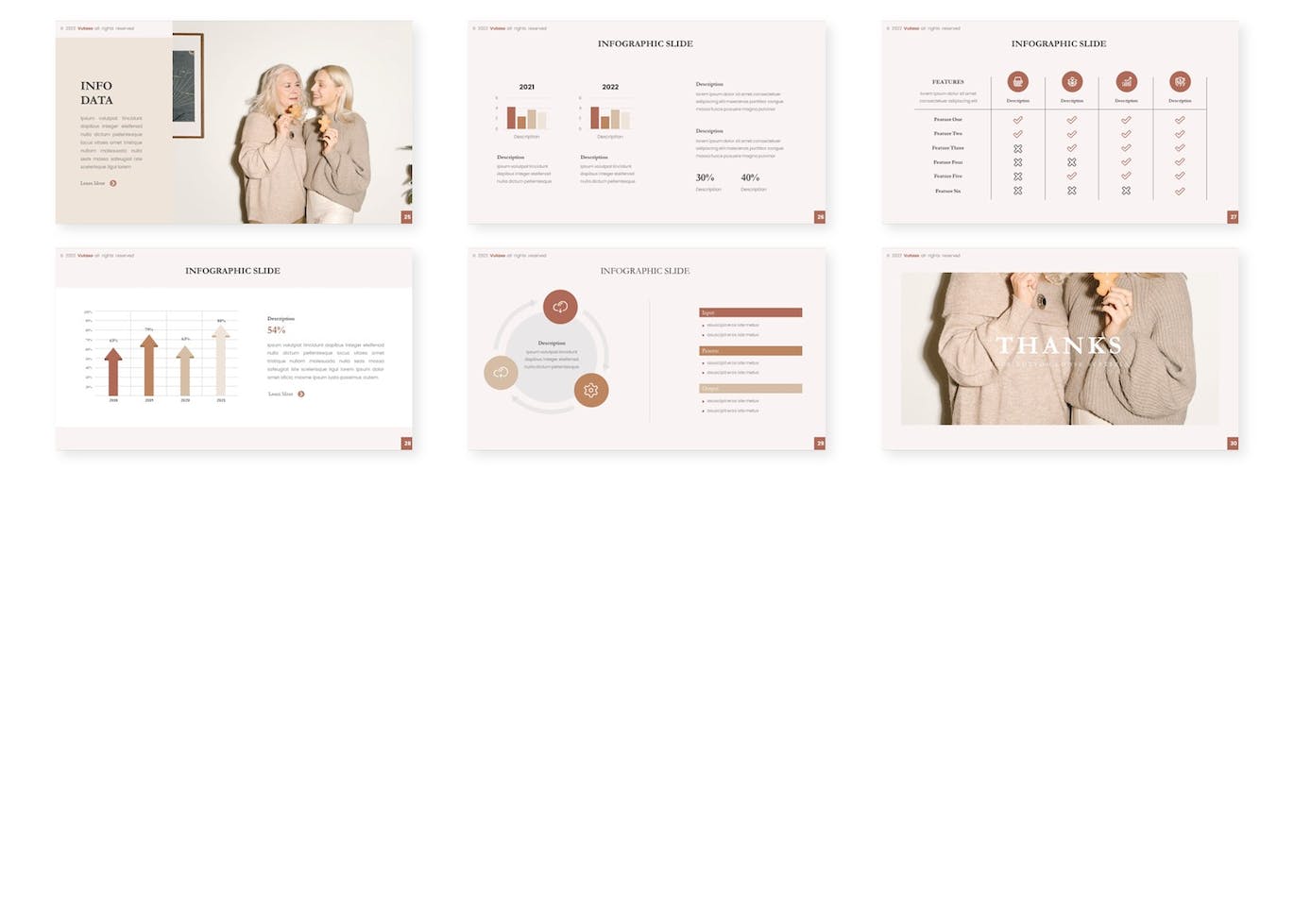 精致与典雅的呈现演示文稿PPT模板 Vutaso &#8211; Elegant Powerpoint Template