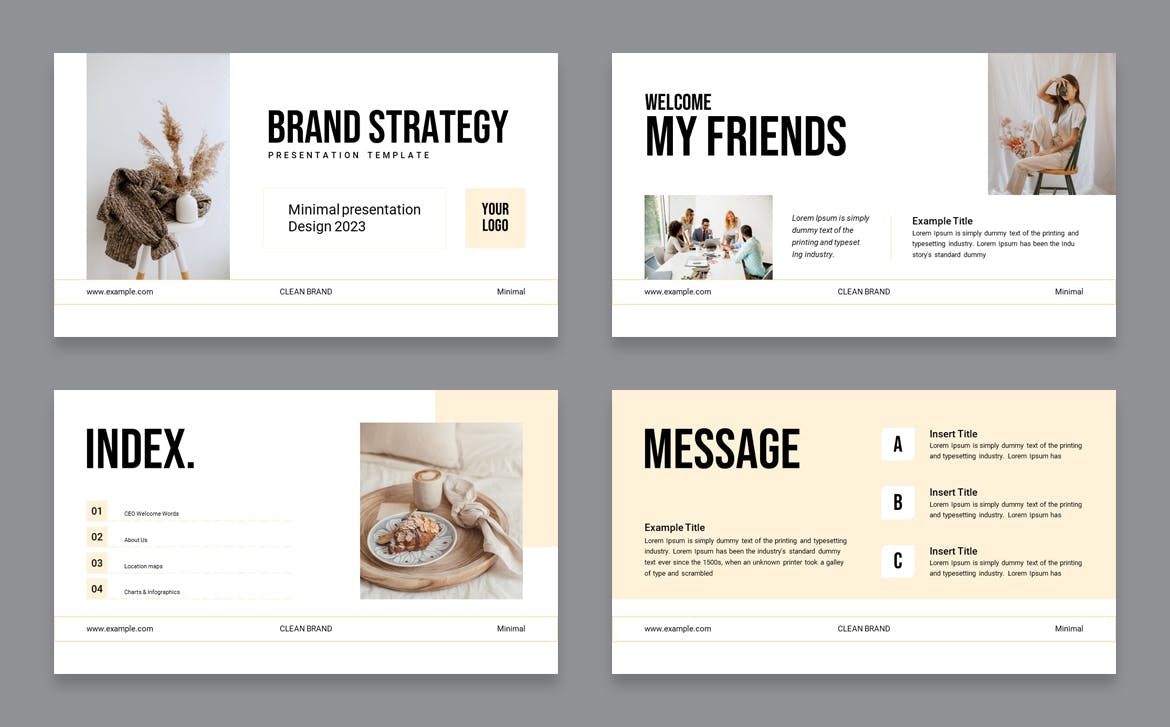 品牌定位与差异化策略Powerpoint幻灯片模板 Brand Strategy PowerPoint Presentation Template