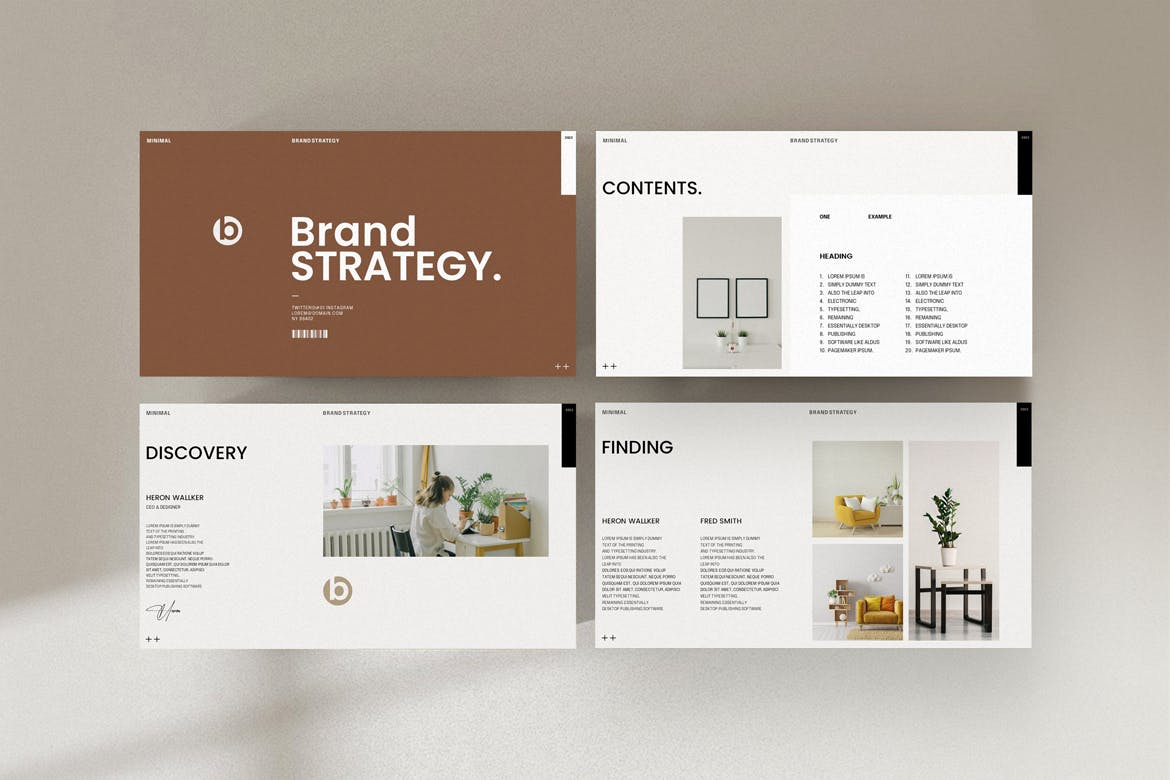 品牌战略与市场占有率演示文稿PPT模板 Brand Strategy Presentation Template