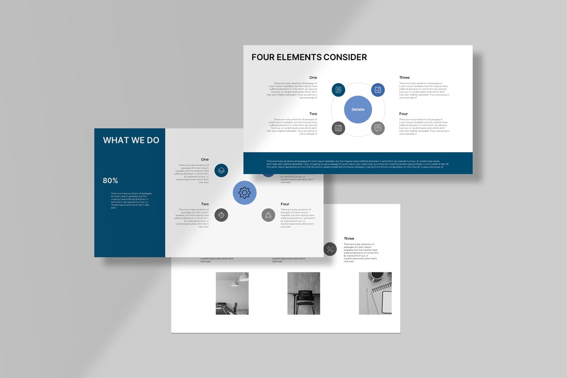 极简设计/商业提案演示ppt模板 Business Proposal Presentation