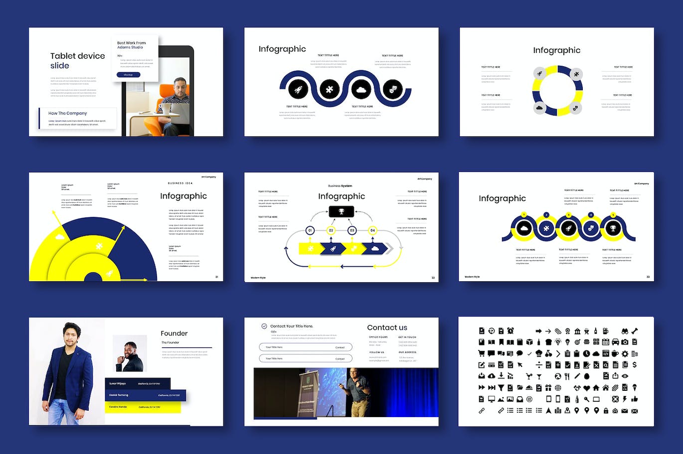 数据驱动决策PPT幻灯片设计模板 Camavin – Business PowerPoint Template