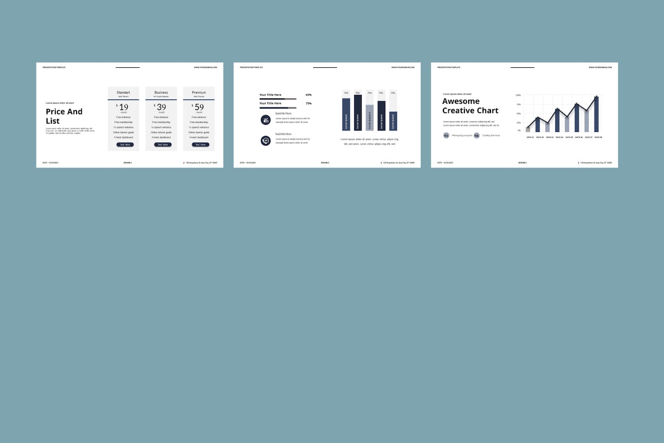 创意融合多用途演示Powerpoint模板下载 Sensible Powerpoint Template