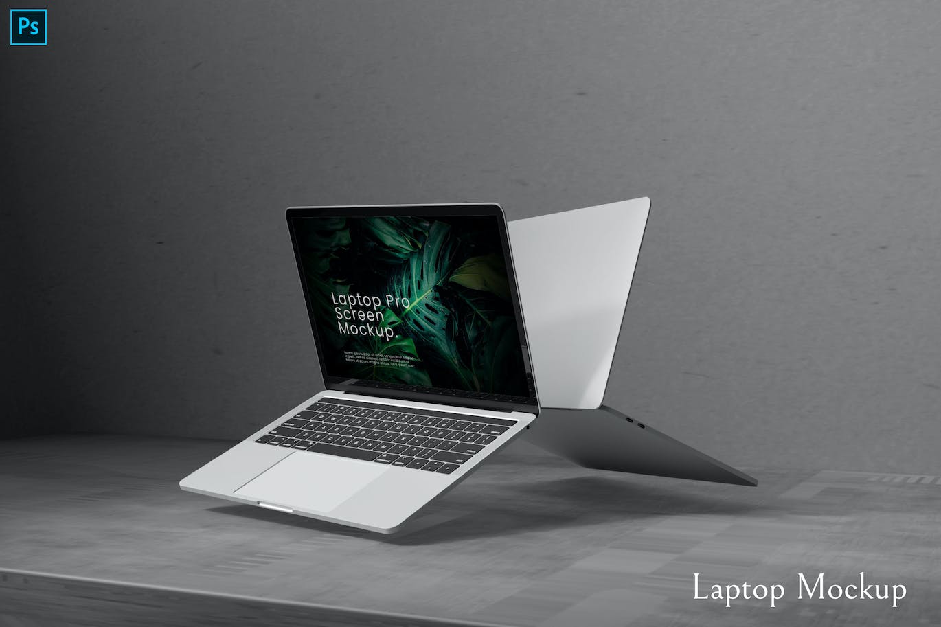 定制UI展示体验笔记本电脑设计样机 Laptop Design Mockup