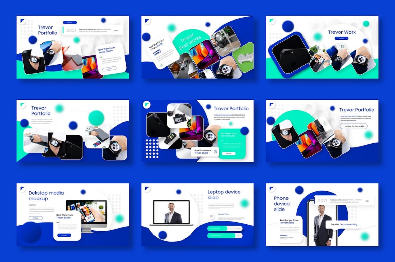 商业领袖引领力PPT幻灯片模板下载 Trevor – Business PowerPoint Template