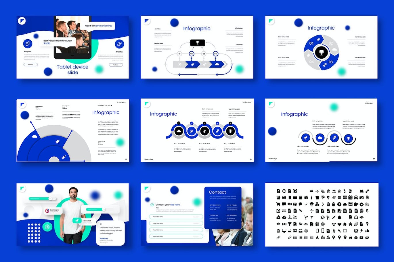 商业领袖引领力PPT幻灯片模板下载 Trevor – Business PowerPoint Template