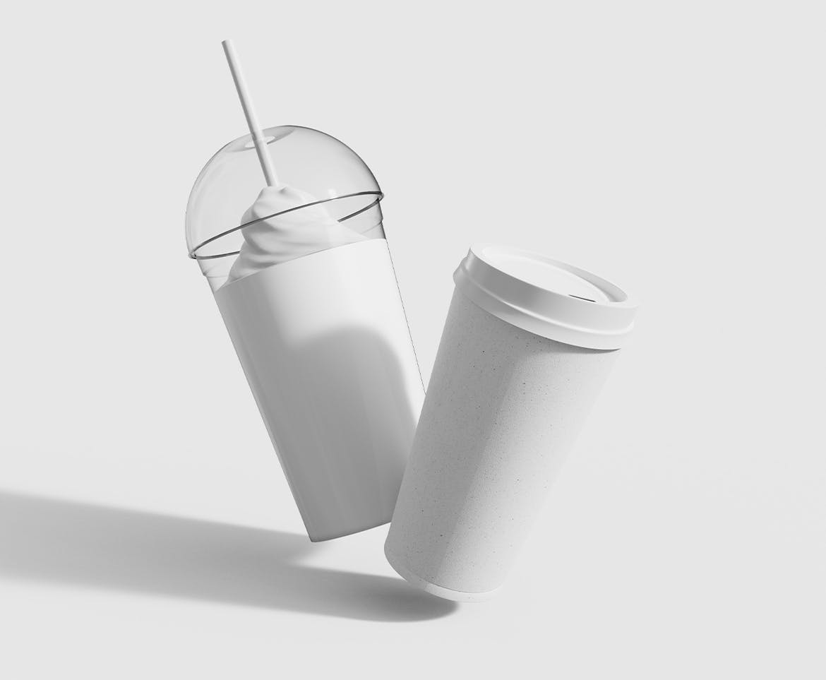 咖啡杯包装品牌展示样机模板 Coffee Cup Mockup