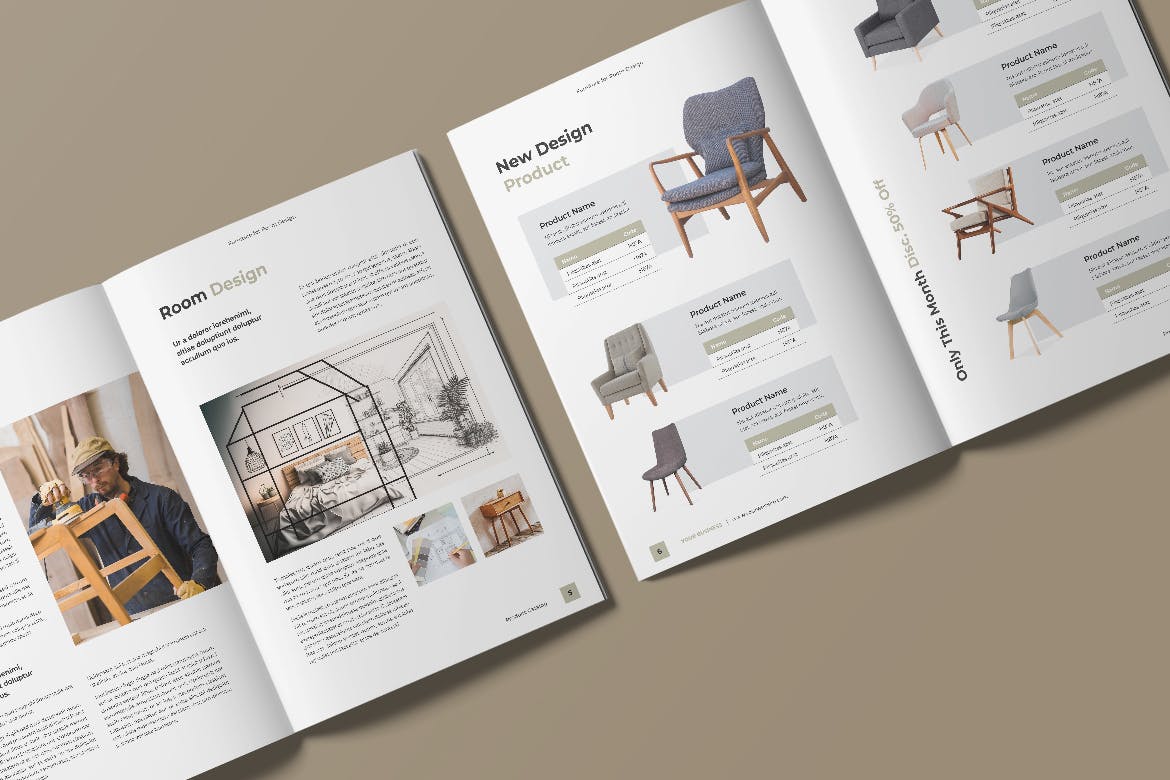 家具目录产品手册模板 Furniture Catalogue