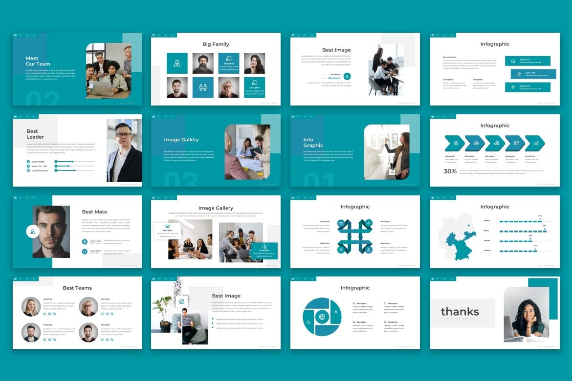 商业模板与市场营销PPT幻灯片设计模板 Broma &#8211; Powerpoint Template