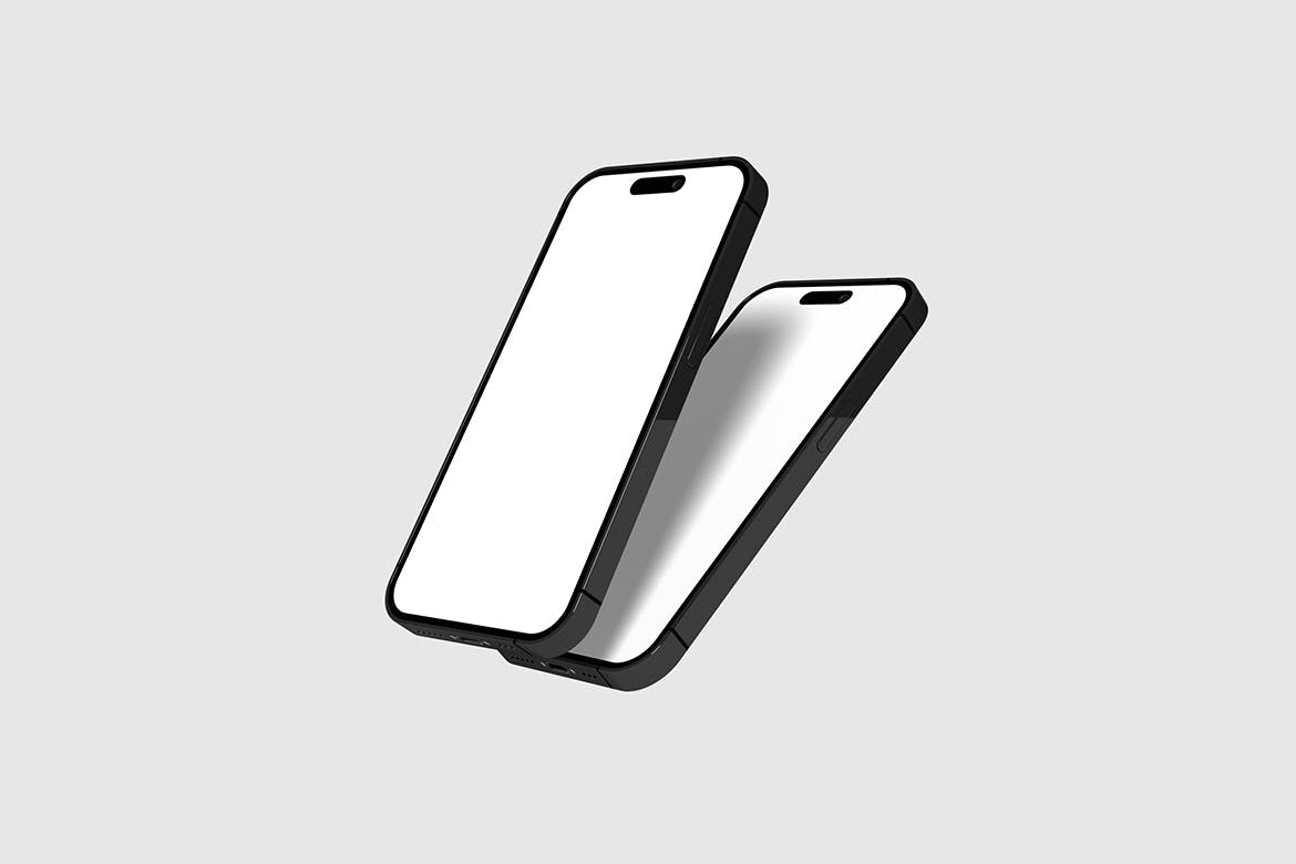 iPhone屏幕UI演示样机模板 Smartphone Mockup