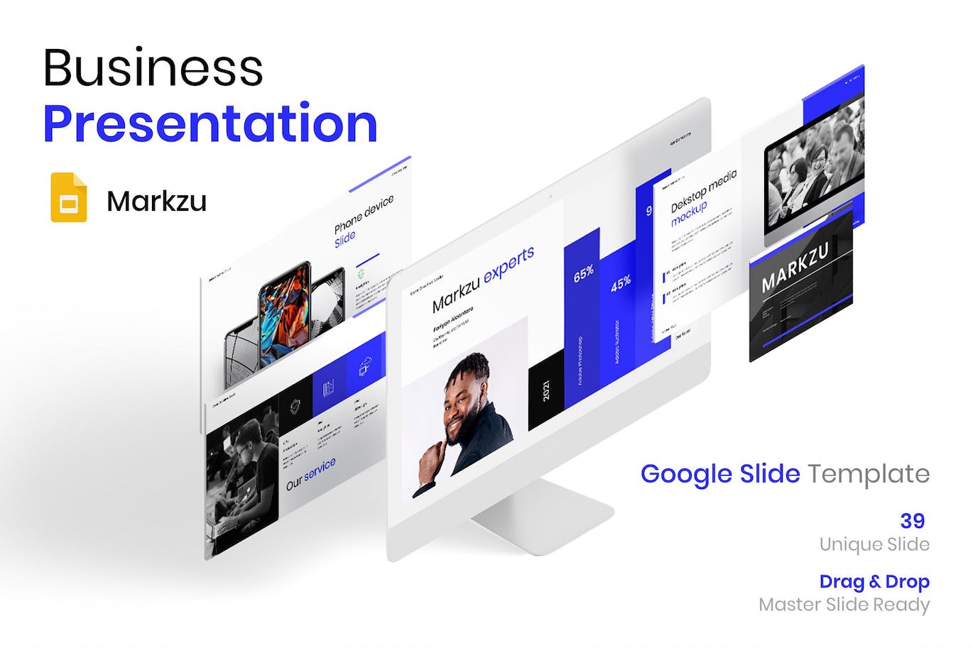 商业危机管理与应对策略谷歌幻灯片模板 Markzu &#8211; Business Google Slide Template