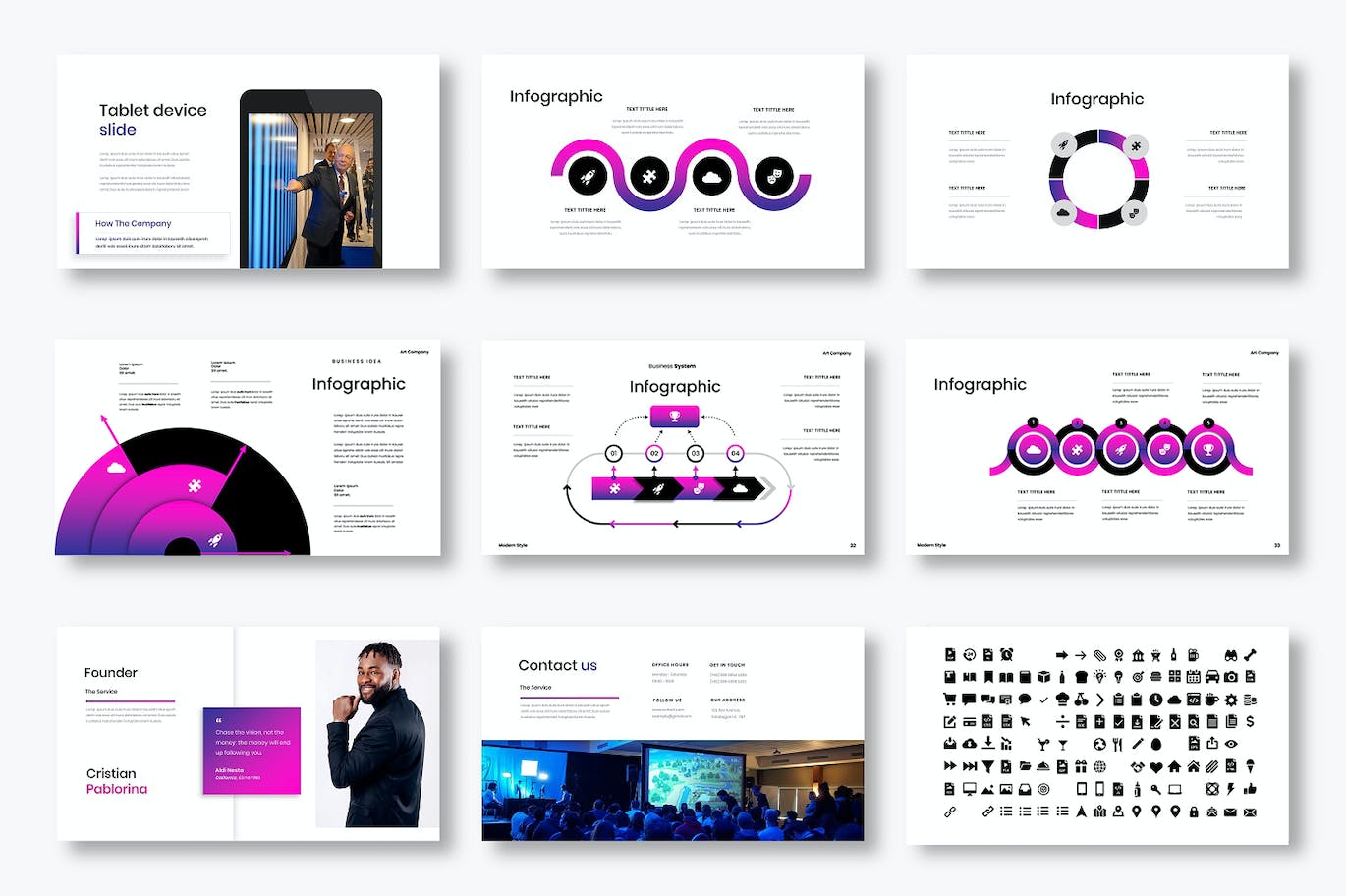 有效商业营销PowerPoint演示文稿模板 Wolvert – Business PowerPoint Template