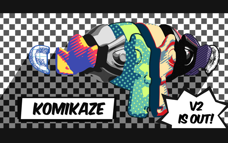 【Blender预设】Komikaze V2.1 二维卡通动漫材质着色器资产_