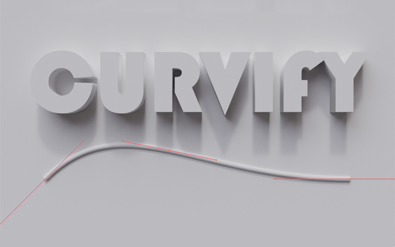 【Blender插件】Curvify 4.2 程序化曲线节点生成铁丝网锁链云窗帘预设_