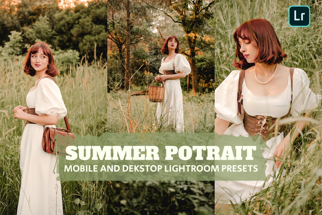 夏季肖像摄影后期处理LR预设 Summer Potrait Lightroom Presets Dekstop Mobile