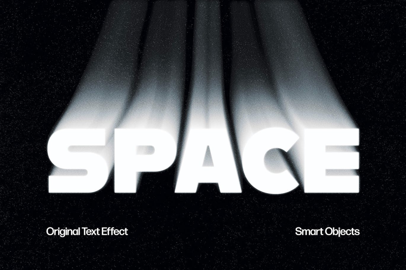 空间文字效果PSD分层模板 Space Text Effect