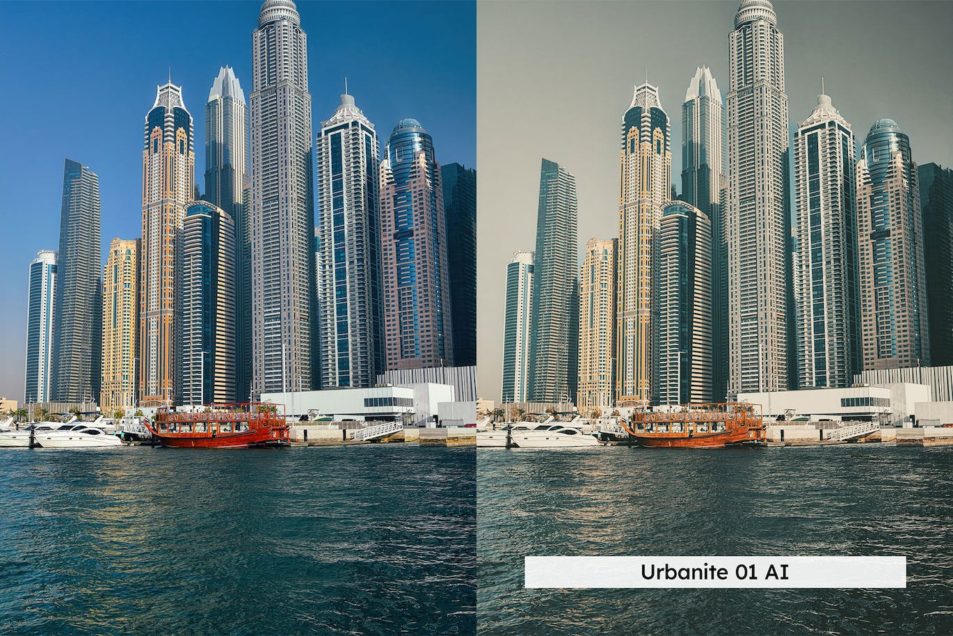 20 个迪拜旅行照片调色 Lightroom 预设和 LUT 20 Dubai Lightroom Presets and LUTs