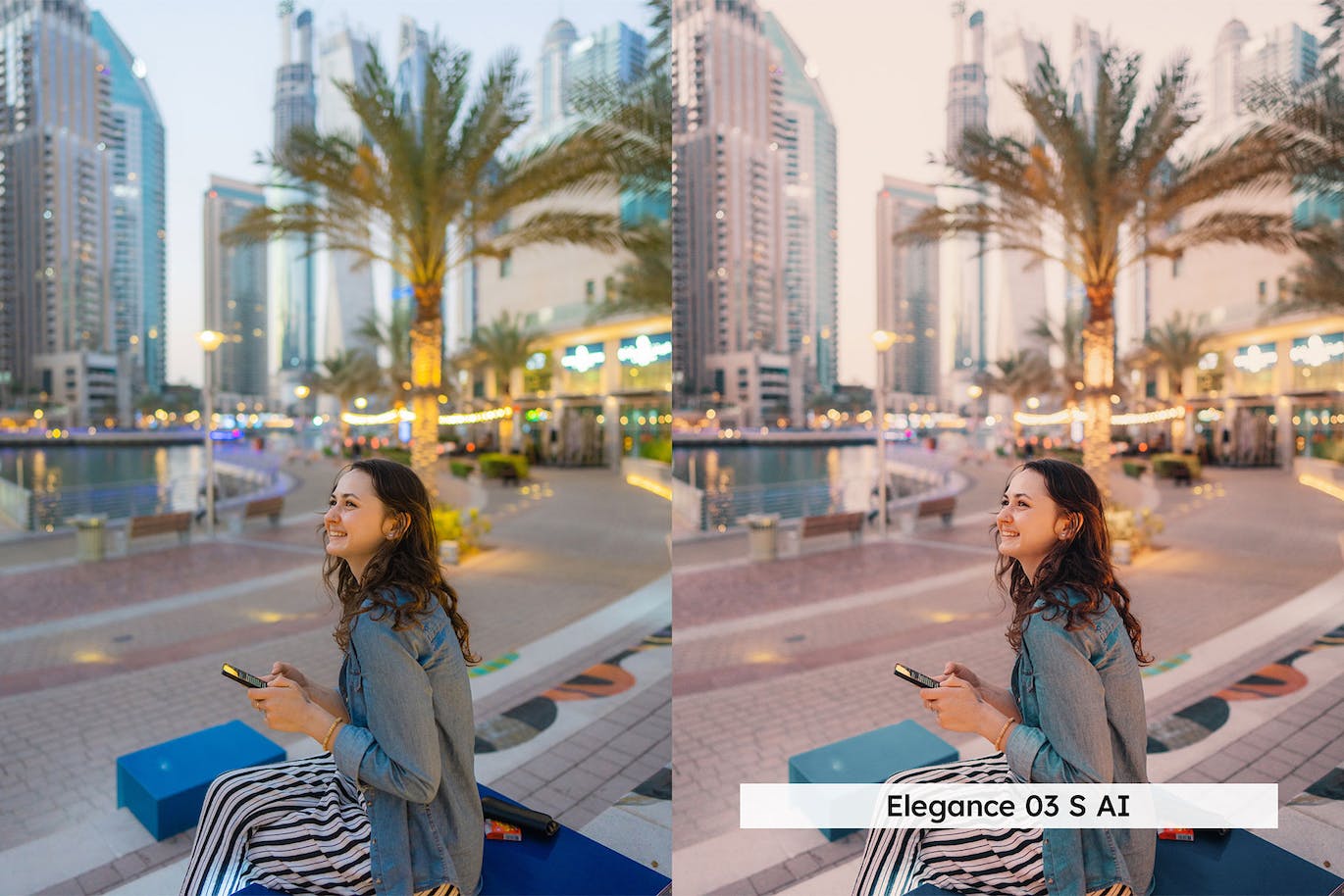 20 个迪拜旅行照片调色 Lightroom 预设和 LUT 20 Dubai Lightroom Presets and LUTs