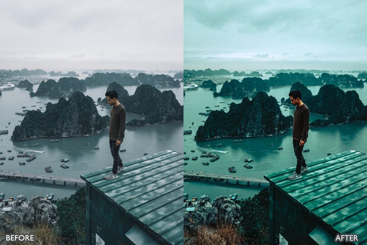 橙色和青色电影旅行 Lightroom 预设 Orange &#038; Teal Cinematic Travel Lightroom Presets