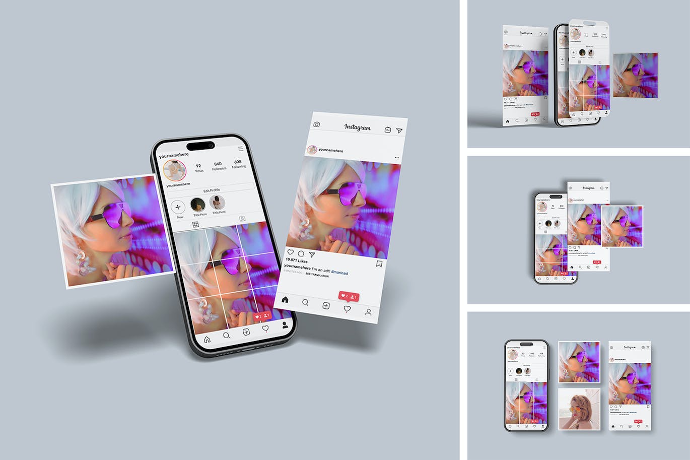 Instagram 帖子样机 Instagram Post Mockup