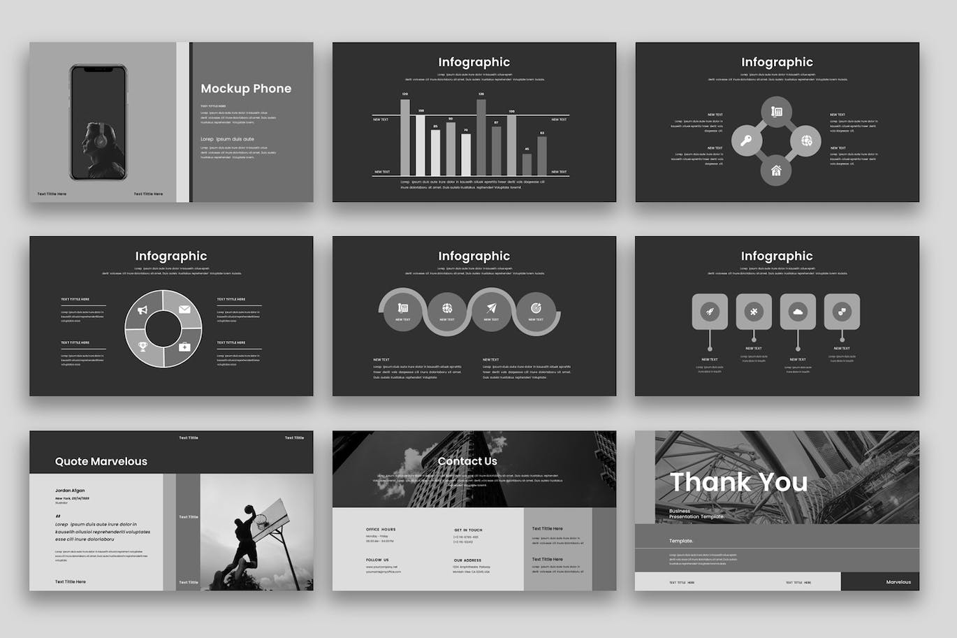 Marvelous &#8211; 商业主题演讲Keynote模板 Marvelous &#8211; Business Keynote Template