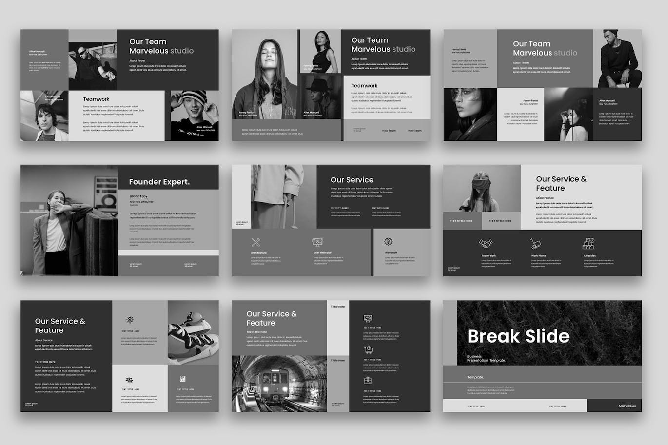 Marvelous &#8211; 商业主题演讲Keynote模板 Marvelous &#8211; Business Keynote Template