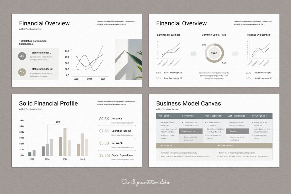 年度报告 PowerPoint 演示模板 Annual Report PowerPoint Presentation Template