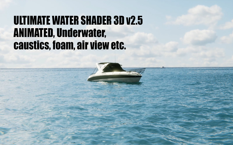 【Blender插件】Ultimate Water Shader Pro2.6 终极水景材质流体海景_