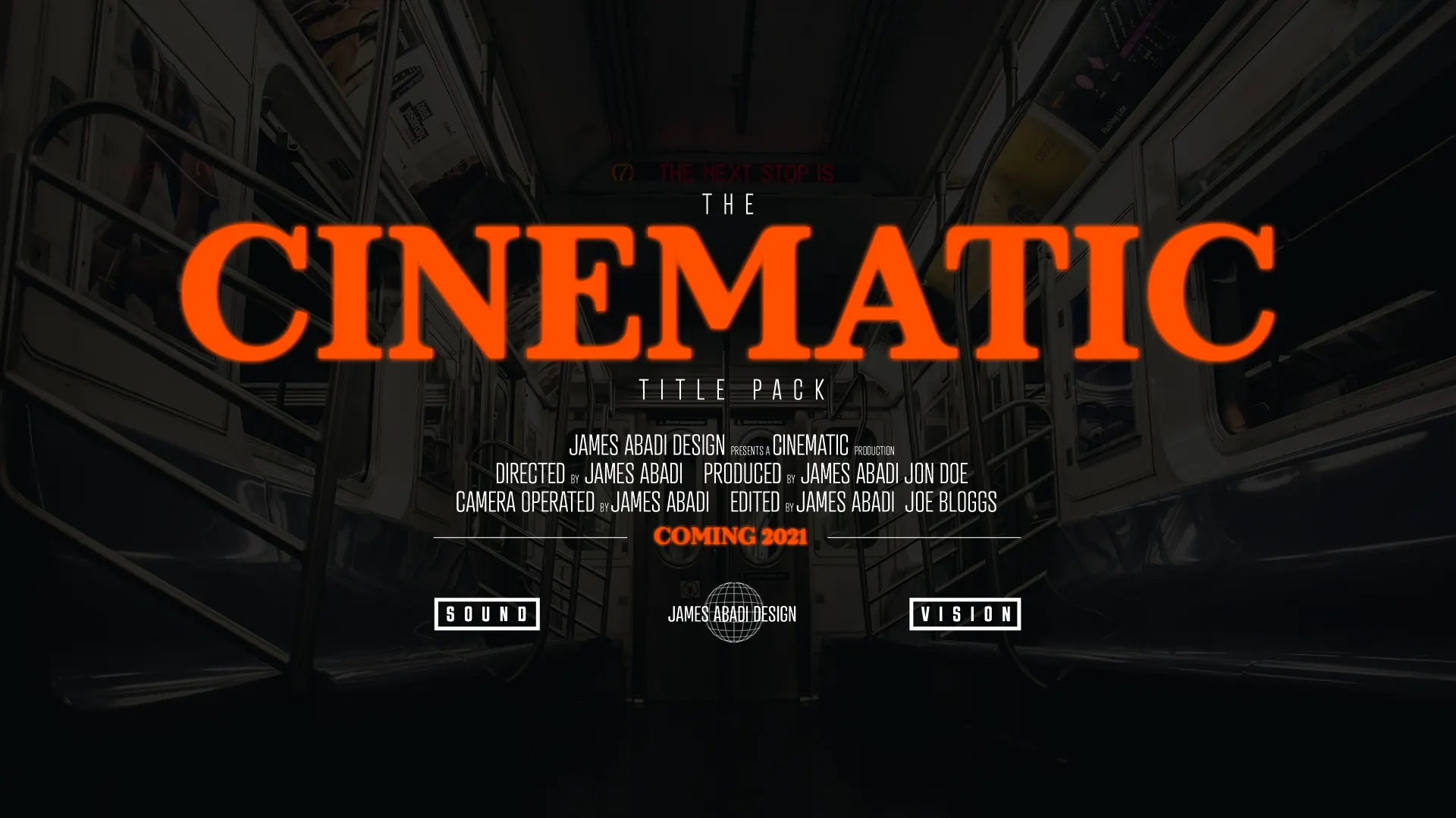 🔥The Cinematic Titles Pack V1 4K优质电影动态图形PR/PSD/PNG标题模板