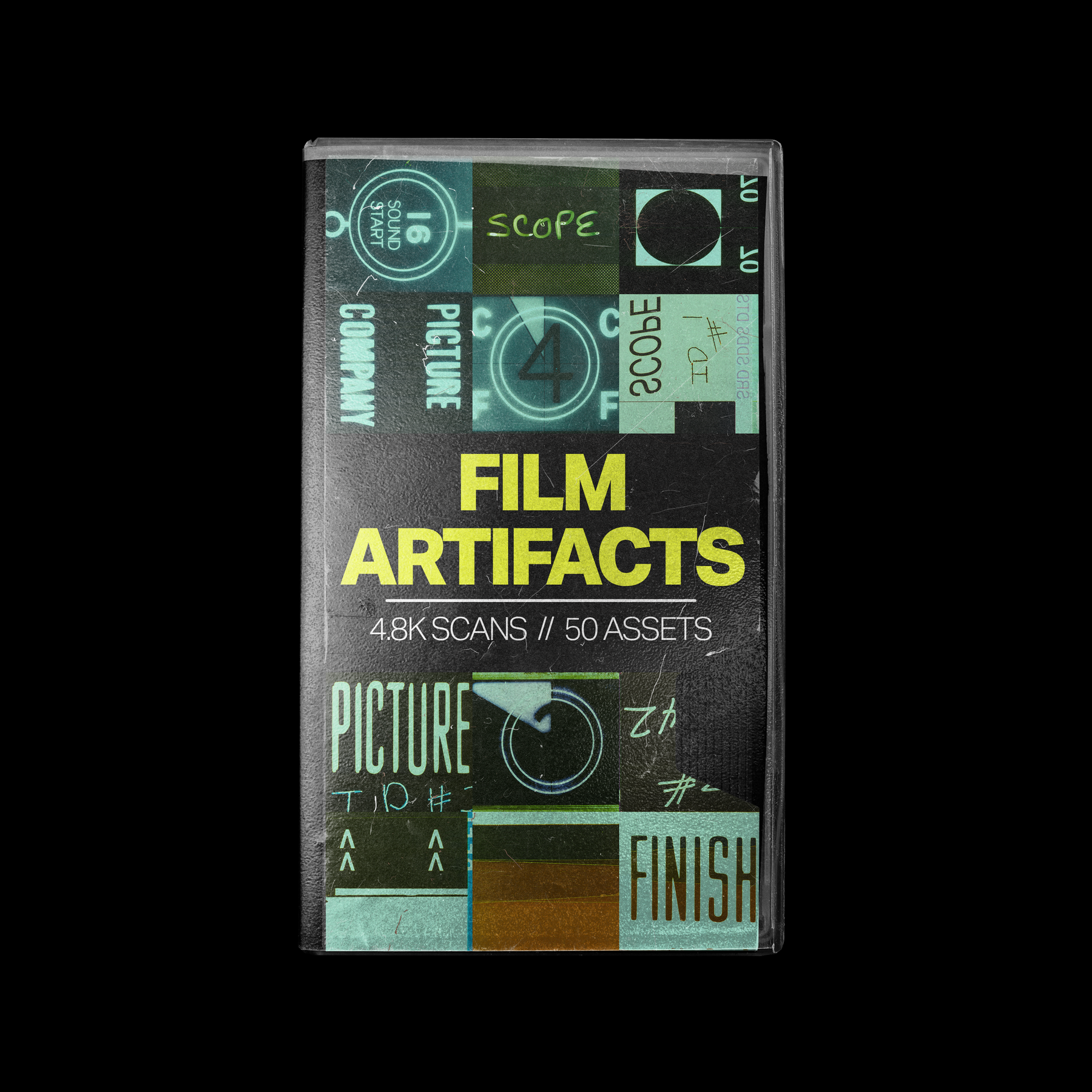 🔥FILM ARTIFACTS FX &#038; TRANSITIONS 70多种电影资产包真实电影过渡 叠加 电影片头倒计时