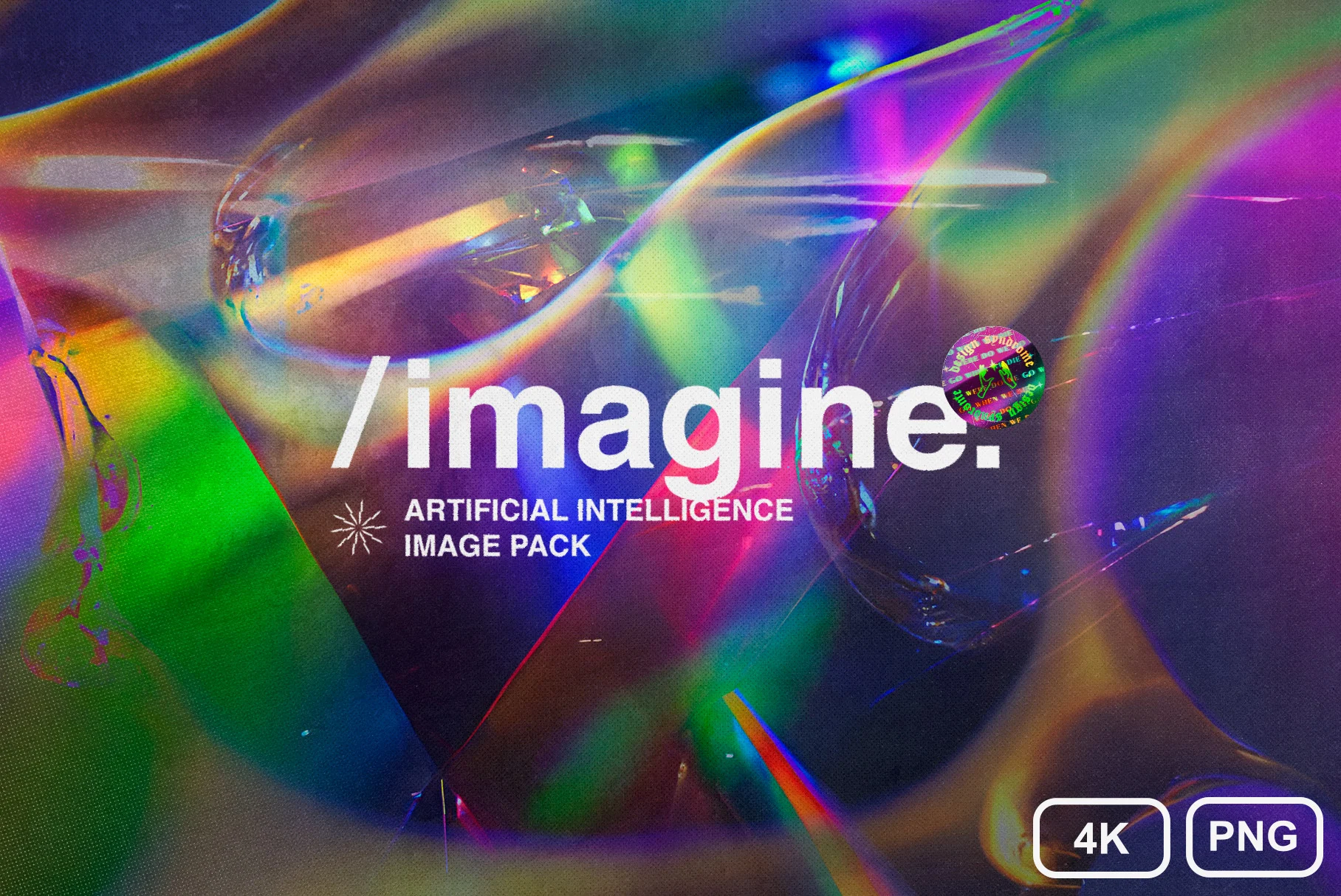 🔥Design Syndrome &#8211; Imagine Abstract image Pack 100多张高质量 梦幻未来主义和迷幻 抽象图像包