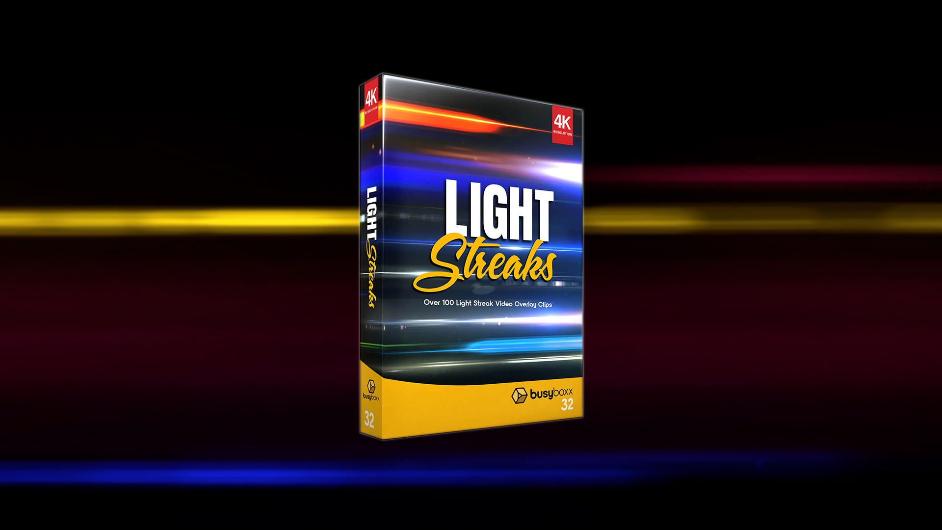 BusyBoxx - Light Streaks 4K 高品质 超慢动作光条纹视频叠加 -